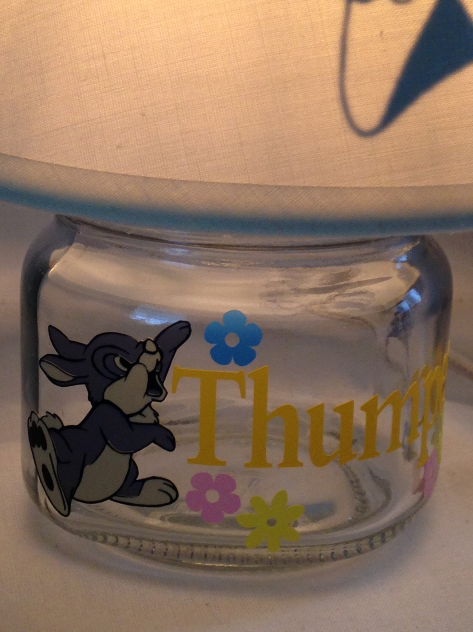 Mini Mason Jar Night Light Thumper Influenced Etsy