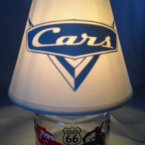 Mini mason jar night light - Cars influenced