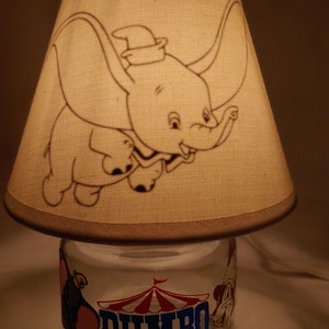 Mini mason jar night light - Dumbo influenced