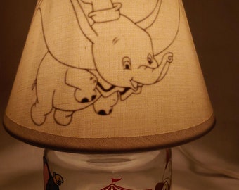 Mini mason jar night light - Dumbo influenced