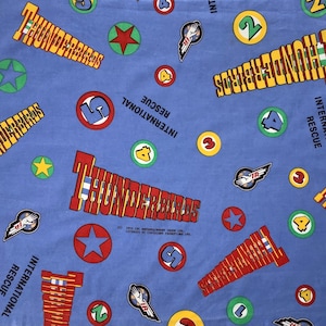 Thunderbirds Vintage Fabric FQ