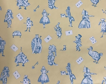 Alice in Wonderland Jane Churchill Wallpaper - by the yard
