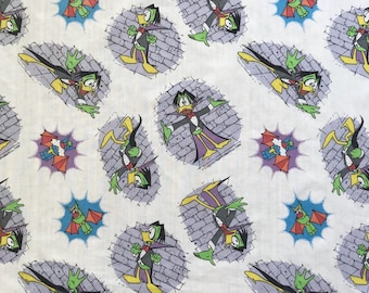 Count Duckula Official Licensed Vintage Fabric FQ Remnant