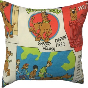 Scooby Doo Vintage Fabric Cushion Cover