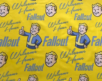 Fallout Vault Boy Fabric Gaming Official Welcome Home 76 4 Vault-Tec