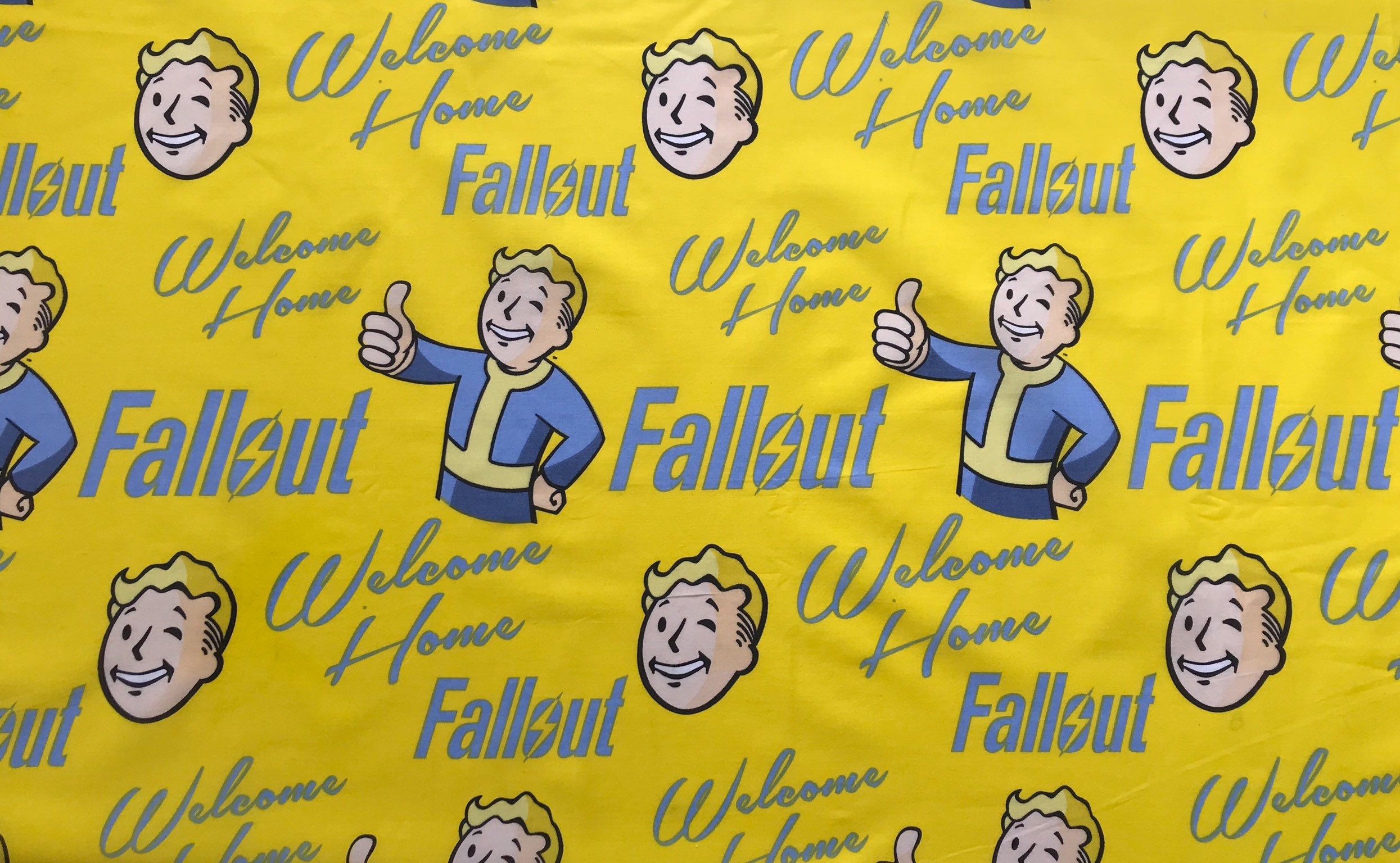 Fallout Vault Boy Welcome Home Gaming Cushion – handmade by Alien