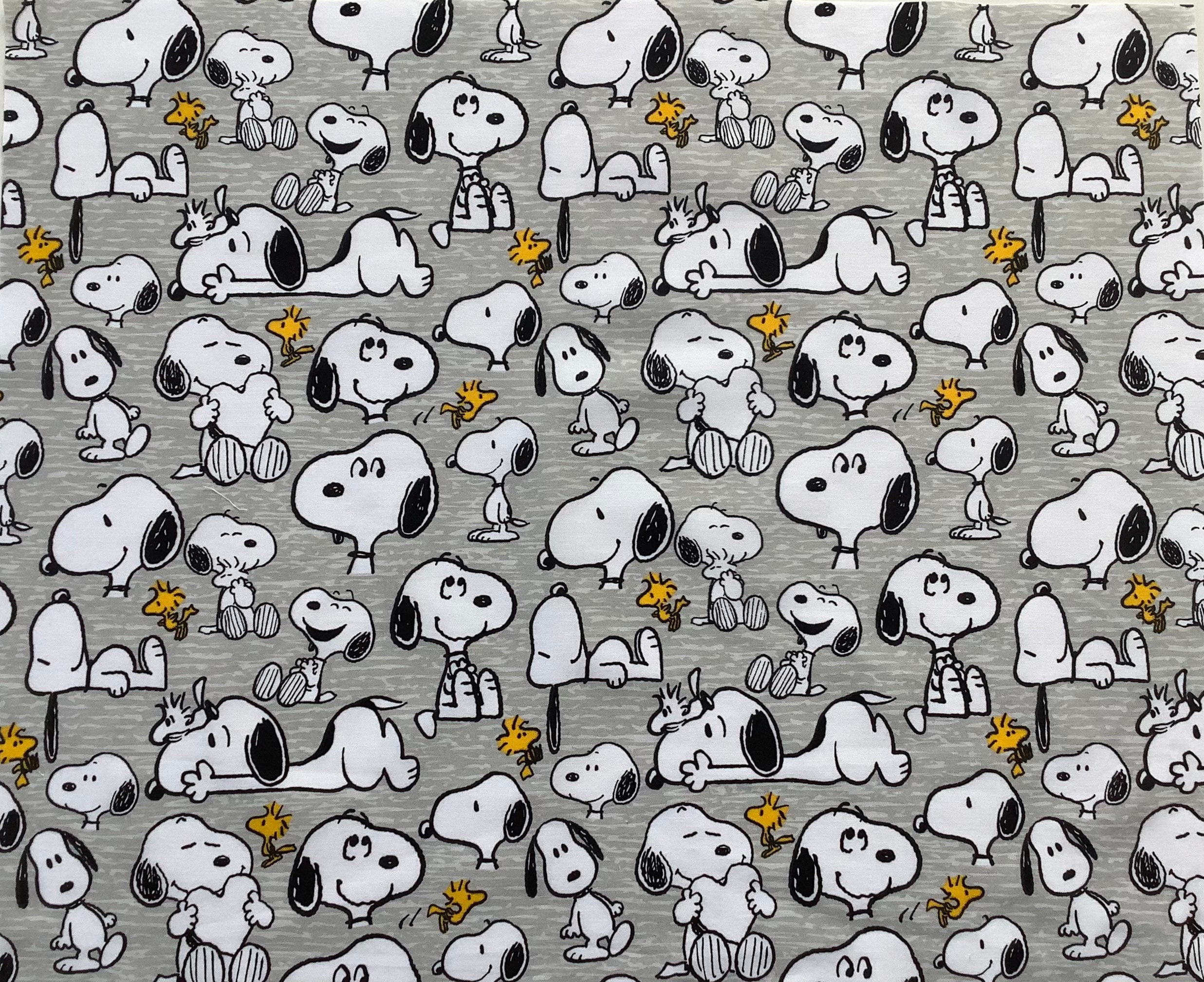 Snoopy Fabric FQ Remnant -  Hong Kong