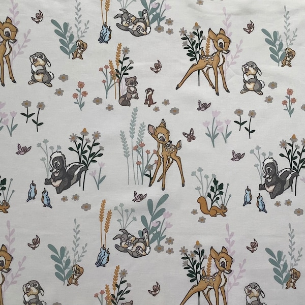 Chute de tissu FQ pour Panpan Bambi Disney