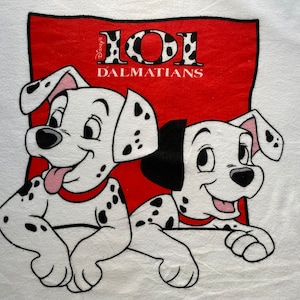 101 Dalmatians Vintage Disney Fleece Fabric Panel