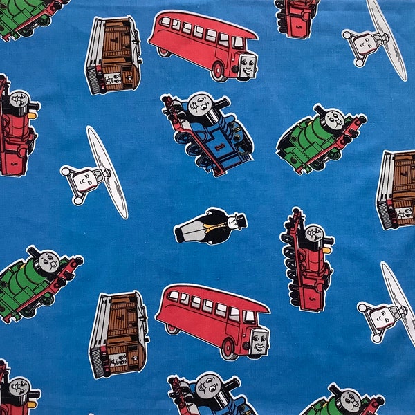 Vintage Thomas The Tank Engine Fabric very rare FQ official original