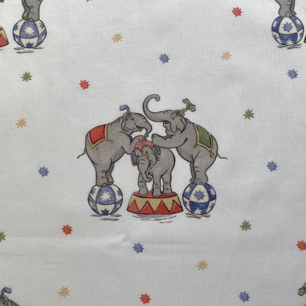 Disney Sanderson Dumbo Fabric FQ Remnant