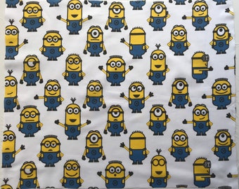 Minions Official Fabric Despicable Me FQ Yard - Etsy Minions Official Fabric Despicable Me FQ Yard - Etsy