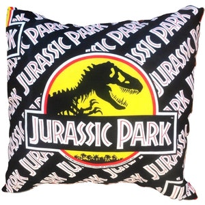 Jurassic Park Vintage Fabric Cushion Cover