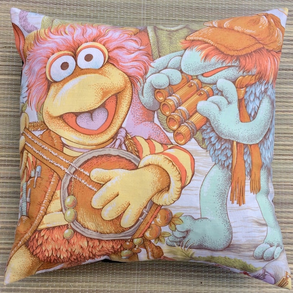 Fraggle Rock Vintage Stoff Kissenbezug Auswahl