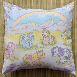 My Little Pony G1 Vintage Fabric Cushion Cover Selection