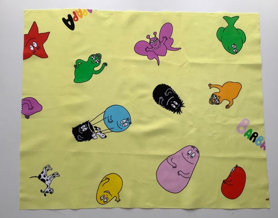 Barbapapa Vintage FQ Remnant - Etsy