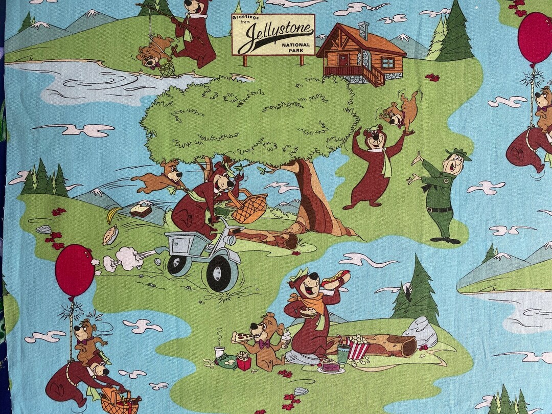 T-shirt Vintage YOGI BEAR – Taille S – Occasion Très Bon état – Rare !