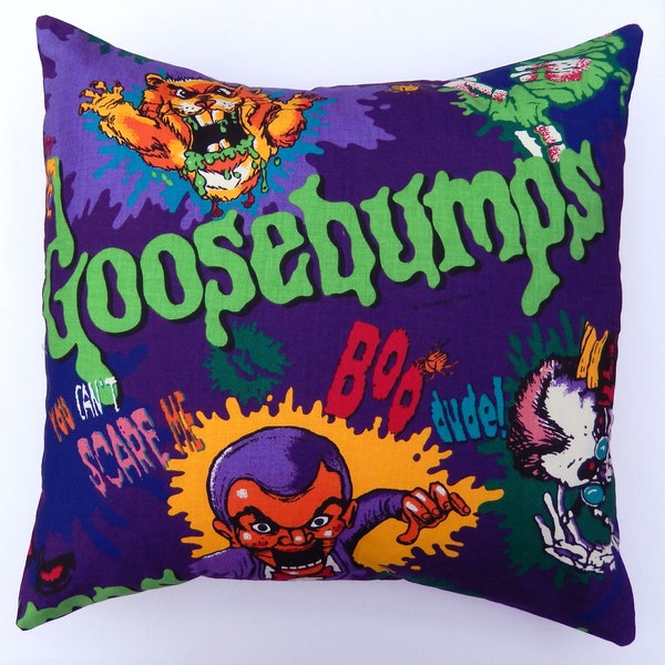 Goosebumps Vintage Fabric Cushion Cover