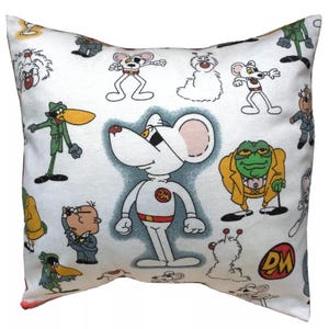 Danger Mouse Vintage Fabric Cushion