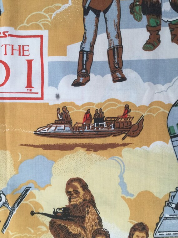 Star Wars Vintage Fabric 1 Yard Ewoks Return of the Jedi - Etsy