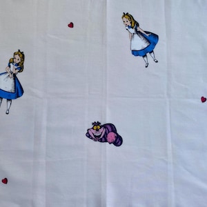 Alice in Wonderland Cheshire Cat Fabric FQ Disney