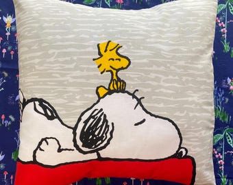 Snoopy Vintage Fabric Cushion Cover