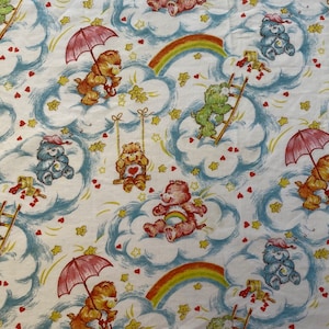 Care Bears Fabric Vintage Remnant