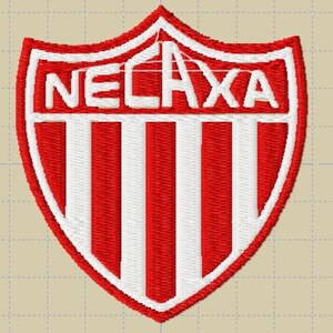 May include: A red and white shield-shaped logo with the word "NEZAHA" in white lettering.