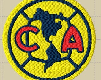 Club America embroidery machine pattern