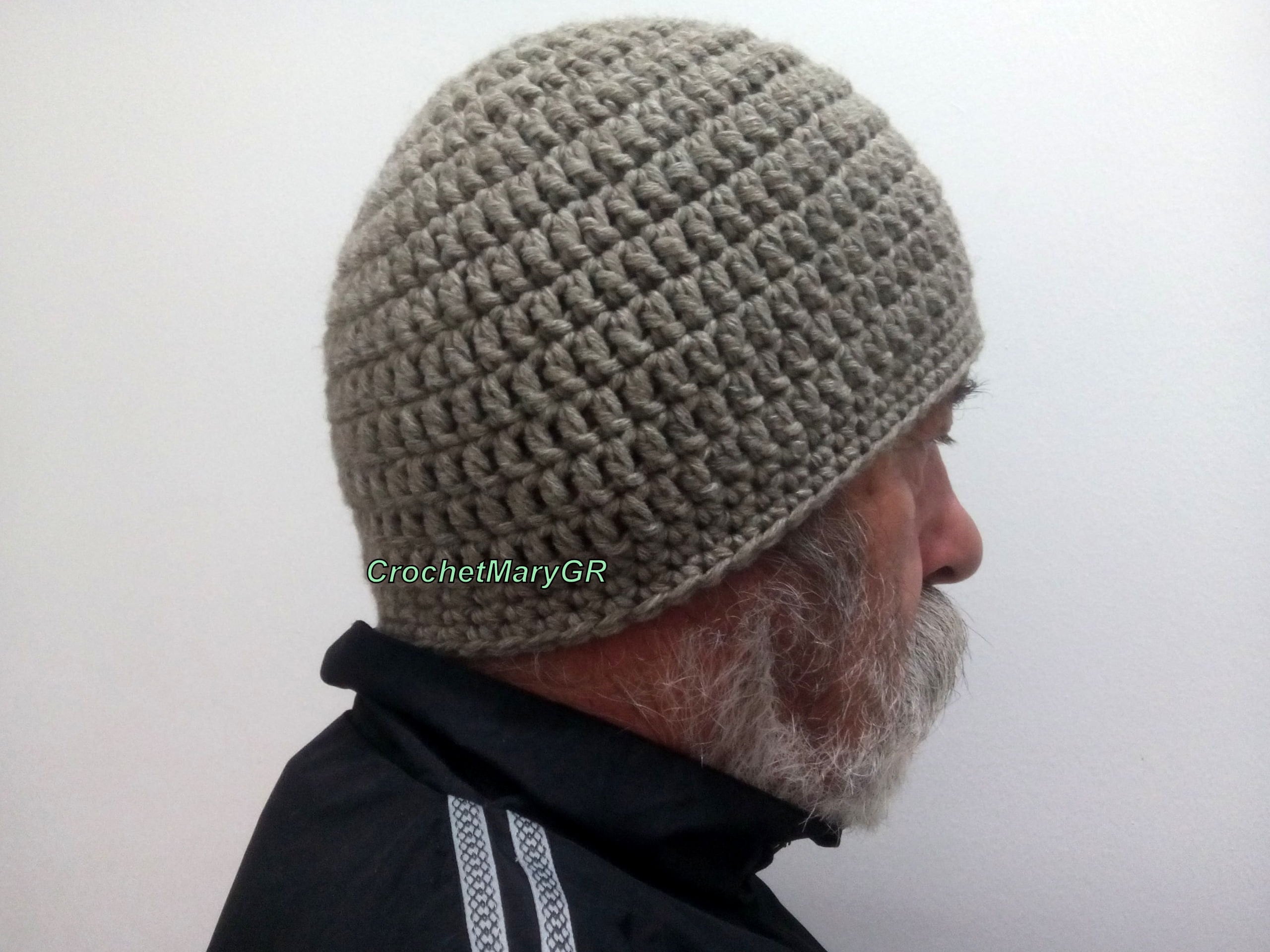 Crochet Mens Winter Hat Crochet Hats Wool Beanie Men Crochet Etsy