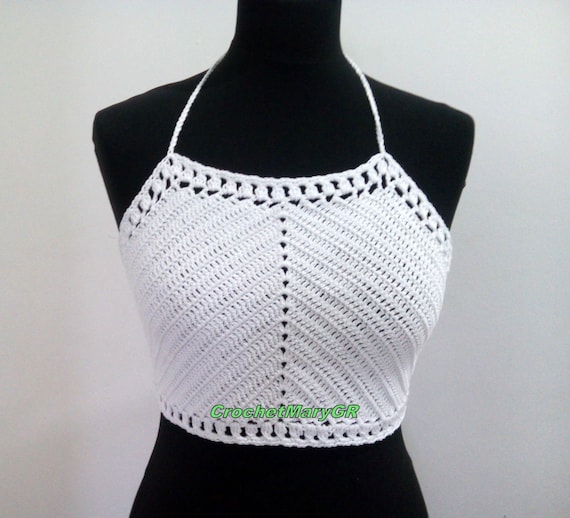 white crochet tank