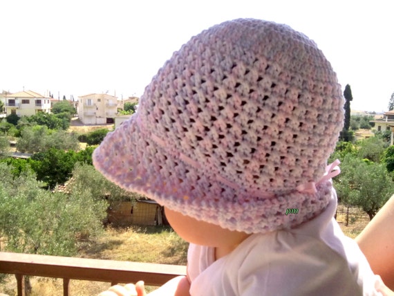 Chapeau Bébé Crochet Fait Main 12-18 Mois | Multicolore, Acrylique, Fait Main Sans étiquettes