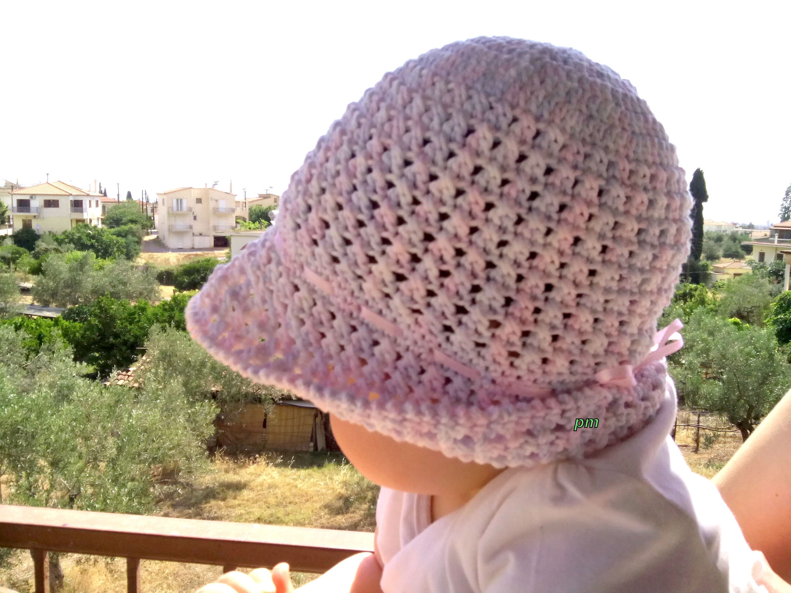crochet summer hat for child