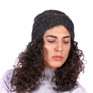 Knit Headband - Twist Headband - Womens Earwarmer - Turban headwrap - Gift for Her - READY TO SHIP - Warm Headband - Christmas - 1