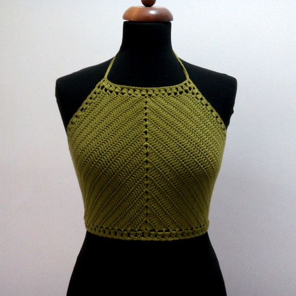 Purple Crochet Top - Etsy