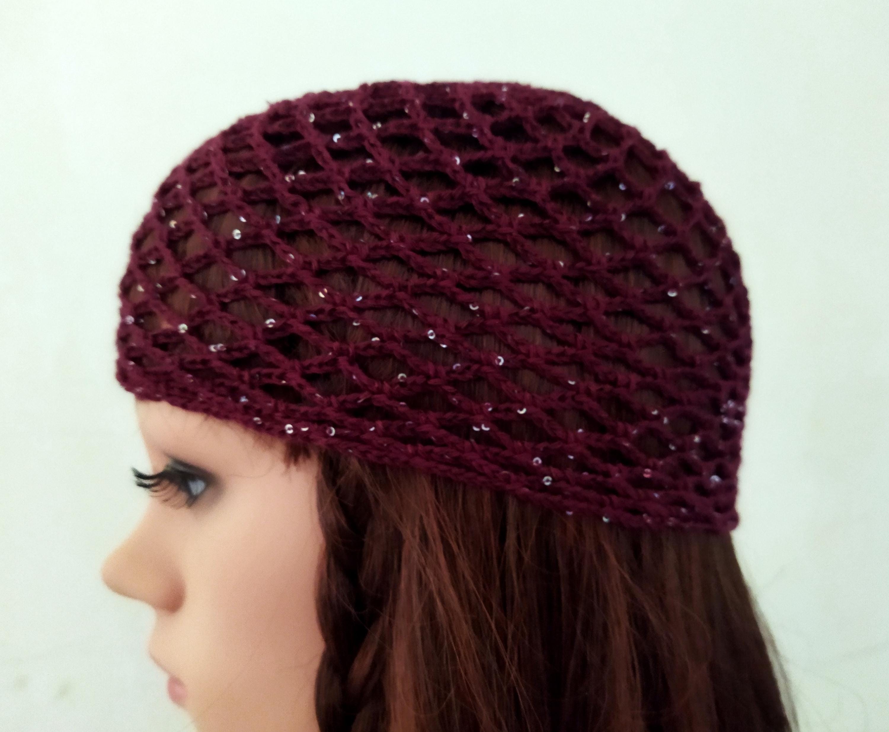 Blue Sequin Beanie - Etsy display picture 3