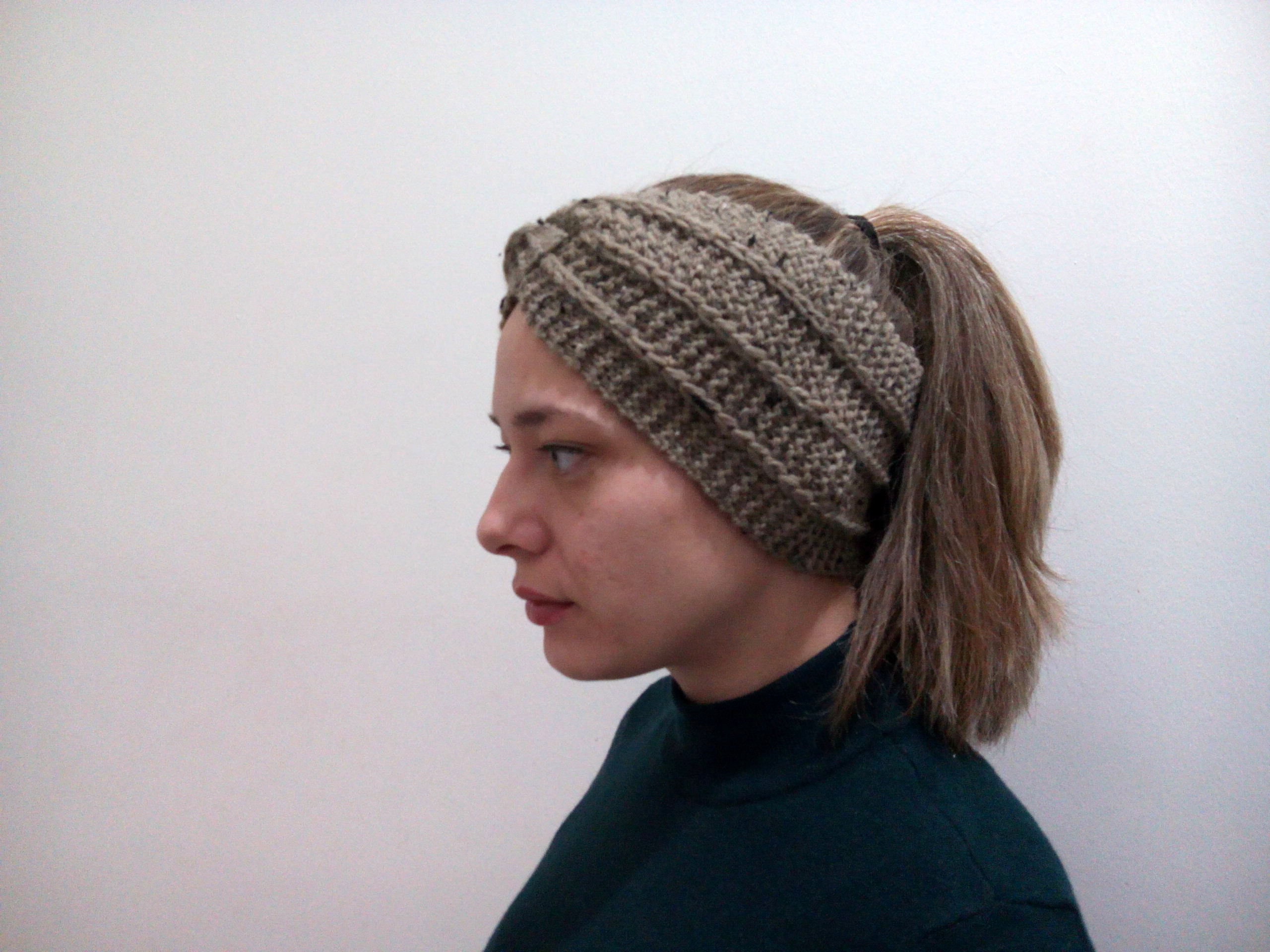 Knit Women's Headband Hand Knitted Turban Bandeau femme | Etsy