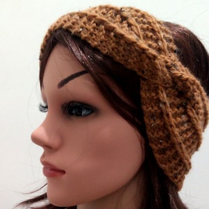 Knit headband Knit Wool headband Women, Knit  Ear Warmer, Hand Knitted Turban, Cable Headband, Winter Headband Handmade Clothes for Women