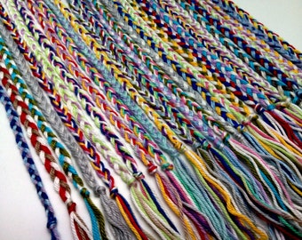 Bracelet String, SET 5, Braided Cord Cotton Bracelet, Handmade Anklet, Trendy, Cheap,Bulk String Bracelets, Friendship,Woven,Macrame lanyard