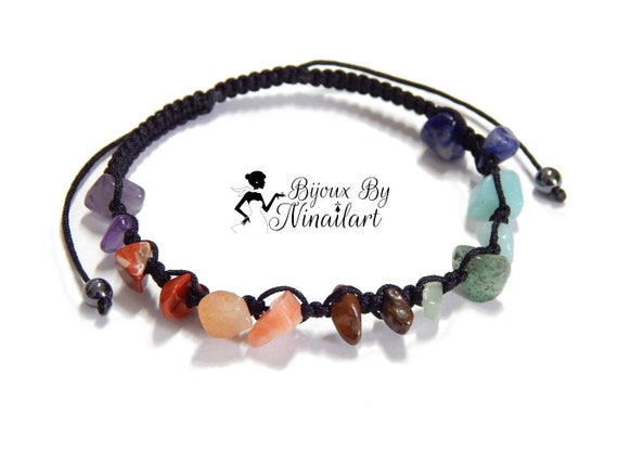Adjustable chakra best sale bracelet