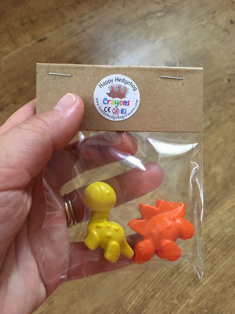 childrens gifts childrens party Dinosaur crayons stocking fillers party favours