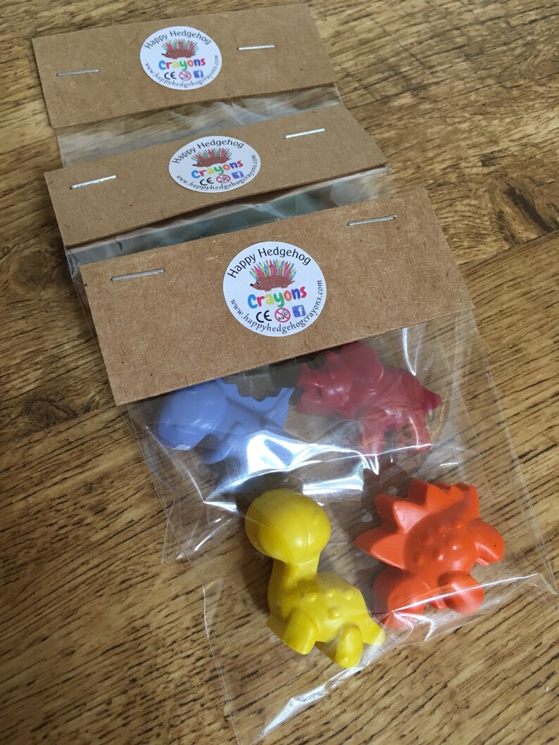 childrens gifts childrens party Dinosaur crayons stocking fillers party favours