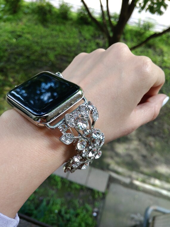 Bling Bands For Apple Watch Band 38mm Stainles Steel Metal Etsy Bling Bands For Apple Watch Band 38mm Stainles Steel Metal Etsy