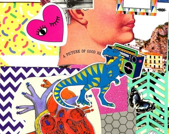 Random Ephemera Pack: Mixed Paper for Art Journal Collage