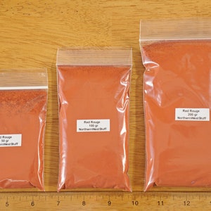 FreeShip- Red Rouge Powder, Very Fine, Final Polish- (Prompt rebate on orders with 3 or more FreeShip items!)
