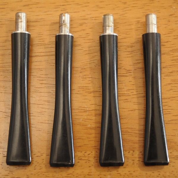 Vintage Pipe Stems, Fit Dr. Grabow Pipes, 4 pcs- (Contact shop to request actual ship cost for multi items)