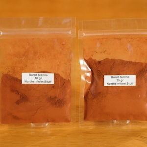 Burnt Sienna Pigment, Iron Oxide Derived- (Free Shipping On Orders 35.00 Or More!)