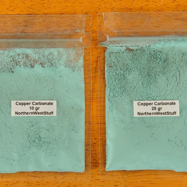 Copper Carbonate, Light Pigment - (Free Shipping On Orders 35.00 or More!)
