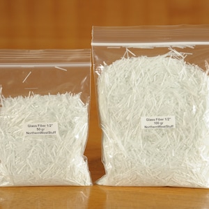 FreeShip- Glass Fibers, 1/2" Long - (Prompt rebate on orders with 3 or more FreeShip items!)