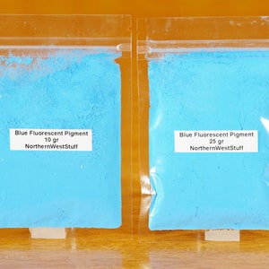Fluorescent (Neon) Pigment, Blue - (Free Shipping On Orders 35.00 Or More!)